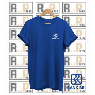 เสื้อยืดผ้าฝ้ายพิมพ์ลาย เสื้อยืด พิมพ์ลายโลโก้ธนาคาร Bri SIMPLE