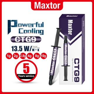 Maxtor CTG9 13.5W/mk Thermal Paste 1g/2g/2.8g/4g/8g/10g คอมพิวเตอร์ ซิลิโคน โน๊ตบุ๊ค ซิลิโคน CPU ซิลิโคน Thermal Grease
