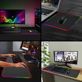 ภาพขนาดย่อของภาพหน้าปกสินค้าBonkyo แผ่นรองเมาส์มีไฟ Mouse pad แบบยาว RGB 7 สี Mouse Pad Gaming Mouse Pad แผ่นรองเมาส์ขนาดใหญ่ จากร้าน bonkyothailand บน Shopee ภาพที่ 5