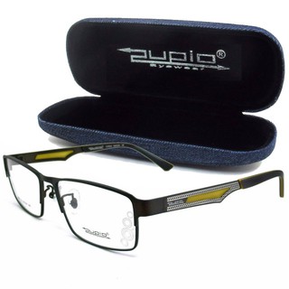 ZUPIO 9970 C-7 สีน้ำตาล แว่นตาสำหรับตัดเลนล์ Stainless Steel Combination (MADE IN KOREA)