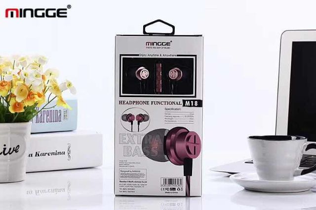 หูฟังmingge-m18-earphone-หูฟังพร้อมไมค์-คุยโทรศัพท์ได้-ฟังเพลงได้