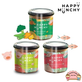 ภาพหน้าปกสินค้าHappy Munchy หมูฝอย 130 กรัม (Little Munchy) สำหรับเด็ก 12 เดือนขึ้นไป ที่เกี่ยวข้อง