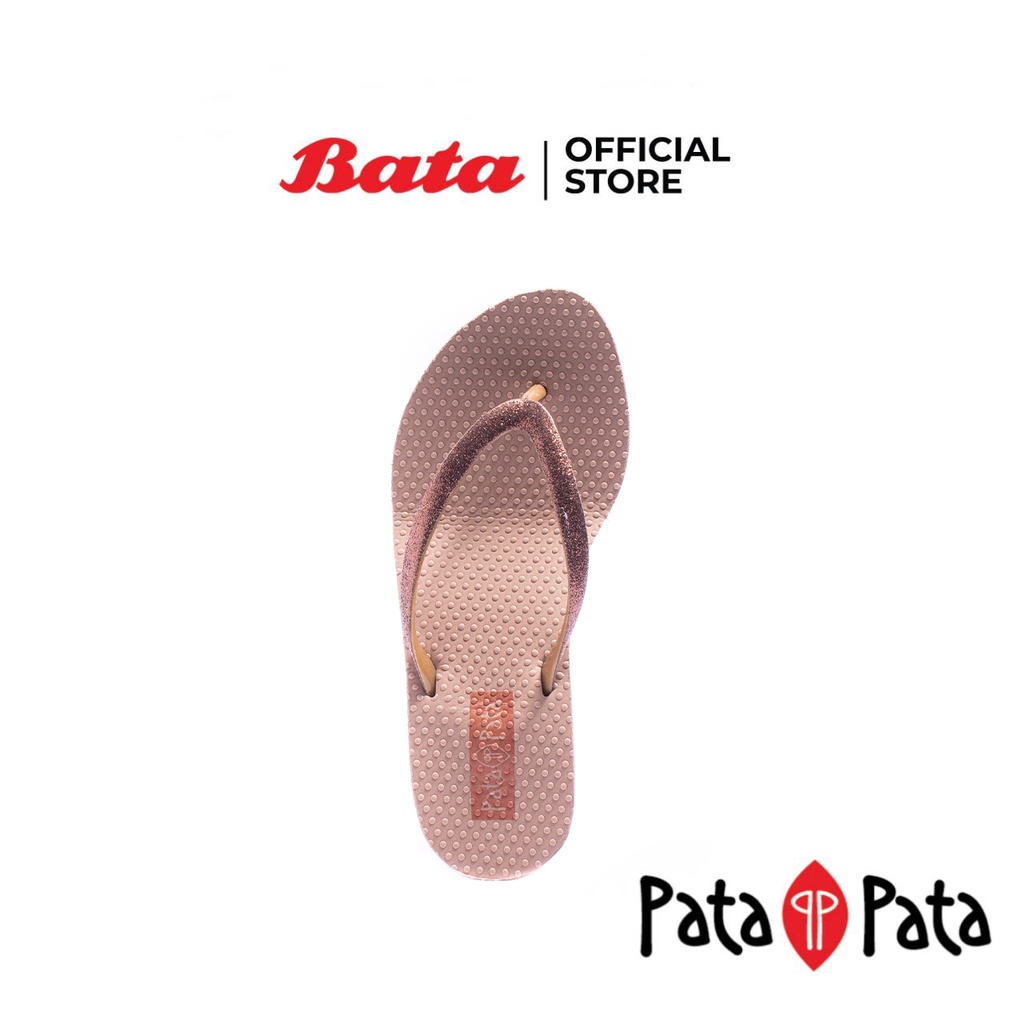 ภาพสินค้าBata บาจา ยี่ห้อ PataPata รองเท้าเล่นน้ำสงกรานต์ รองเท้าลุยน้ำสงกรานต์ แตะหนีบ เสริมส้นสูง 2 นิ้ว สำหรับผู้หญิง รุ่น Heely สีน้ำตาล 7714059 จากร้าน bata_officialstore บน Shopee ภาพที่ 4