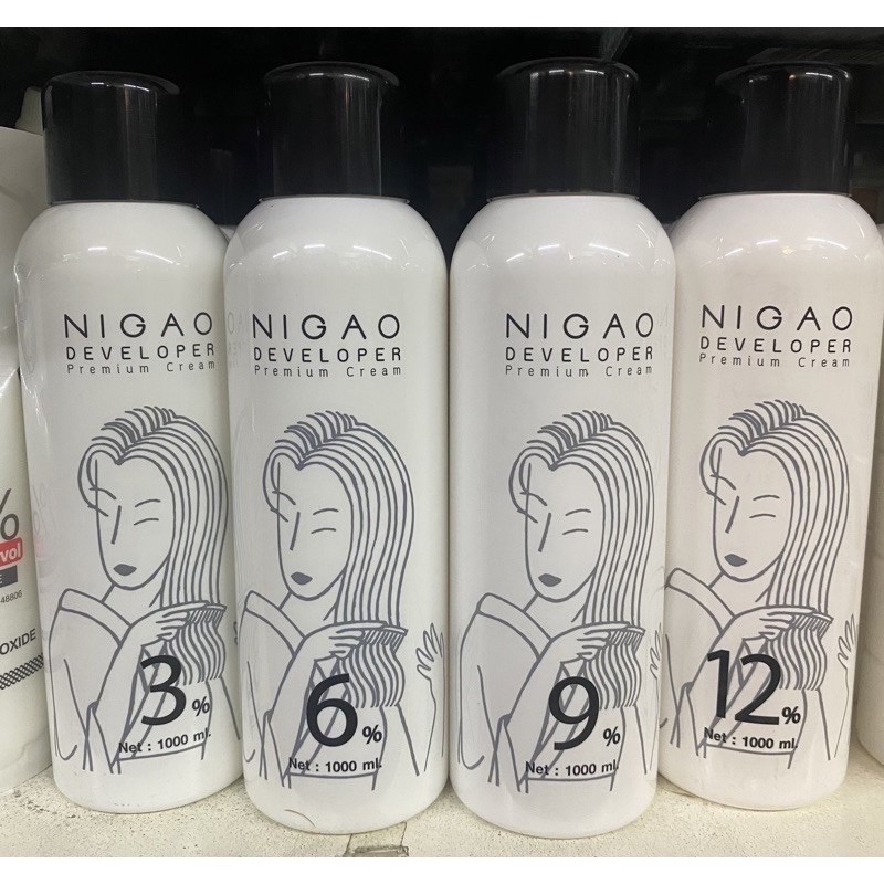 ภาพหน้าปกสินค้าNigao Hydrogen ขนาด 1000 มล. ไฮโดรเจน เปอร์ออกไซด์ กลิ่นหอมสูตรน้ำนม จากร้าน hairbeauty_online บน Shopee