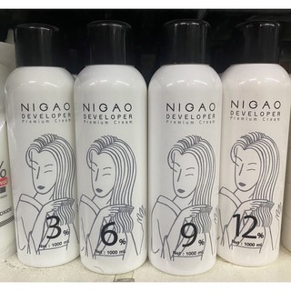 ภาพขนาดย่อของภาพหน้าปกสินค้าNigao Hydrogen ขนาด 1000 มล. ไฮโดรเจน เปอร์ออกไซด์ กลิ่นหอมสูตรน้ำนม จากร้าน hairbeauty_online บน Shopee
