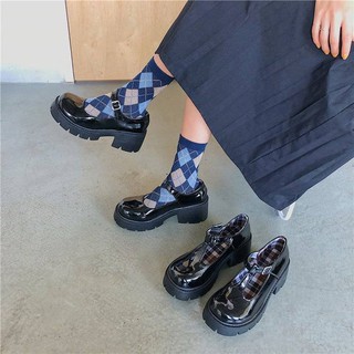 Japanese Mary Jane รองเท้าส้นเตี้ยผู้หญิงสไตล์วิทยาลัยพื้นหนาปี 2020 ฤดูใบไม้ผลิและฤดูร้อนคำใหม่หัวเข็มขัด lolita รองเท้