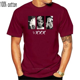 เสื้อแฟชั่นผญ2022 อื่นๆ - ผู้ชาย tshirt oversize Xxxtentacion &#39S สีดําเสื้อยืดเสื้อผ้า