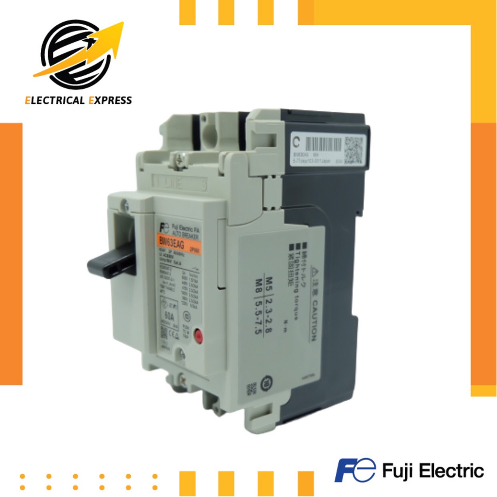 fuji-electric-ขายดีที่สุดเบรกเกอร์ฟูจิ-fuji-breaker-รุ่น-bw63eag-2-pole