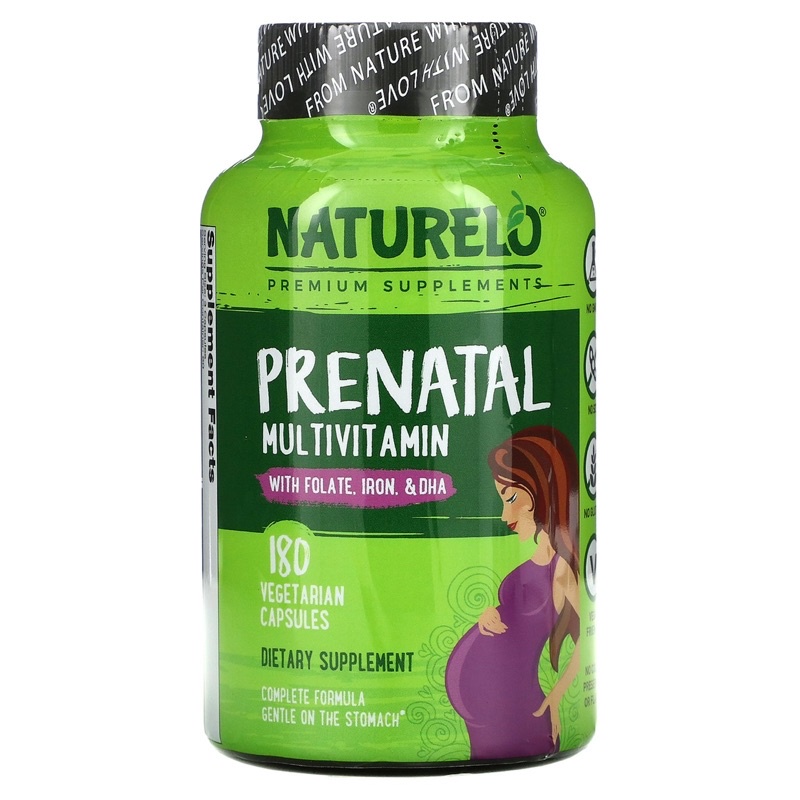 ภาพสินค้าNATURELO, Prenatal Multivitamin, 180 Vegetarian Capsules จากร้าน happy_moon บน Shopee ภาพที่ 2