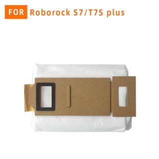 （ฉบับจีน）สำหรับ Xiaomi Roborock S7 T7S Plus เครื่องดูดฝุ่นหุ่นยนต์เปลี่ยนถุงเก็บฝุ่นอุปกรณ์เสริมกวาดอะไหล่