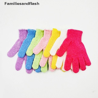 Familiesandflash&gt; ถุงมืออาบน้ํา สําหรับขัดผิว นวดตัว