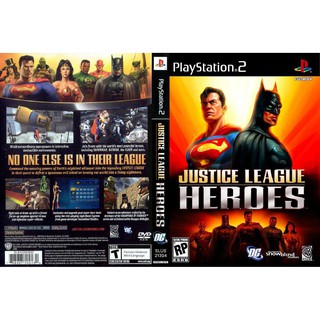 แผ่นเกมส์ PS2 (รับประกัน) Justice League Heroes