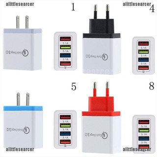 【ALI】ที่ชาร์จ Usb 3.0 3a 4 พอร์ต ชาร์จเร็ว สําหรับเดินทาง