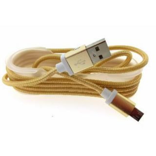 ส่งฟรี สายชาร์จ Micro USB (แบบสายถัก)