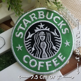 กาแฟ เครื่องดื่ม ตัวรีดติดเสื้อ อาร์มรีด อาร์มปัก ตกแต่งเสื้อผ้า หมวก กระเป๋า แจ๊คเก็ตยีนส์ Food, Drink Embroidered I...