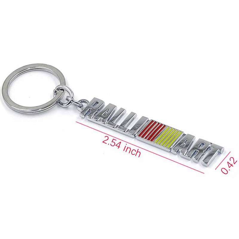 พวงกุญแจกุญแจเม้าส์รถโลหะ-1pcs-keyring-สำหรับ-ralliart-มิตซูบิชิพวงกุญแจ