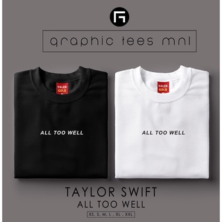 Tee กราฟิก Tees MNL GTM Swift เนื้อเพลงทั้งหมดดีงบเสื้อเสื้อยืด Unisex สําหรับผู้หญิงและผู้ชาย 8CD