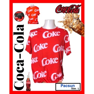 เสื้อCoke PacSunปี2018(Coca-Cola) งานสะสมมือสอง