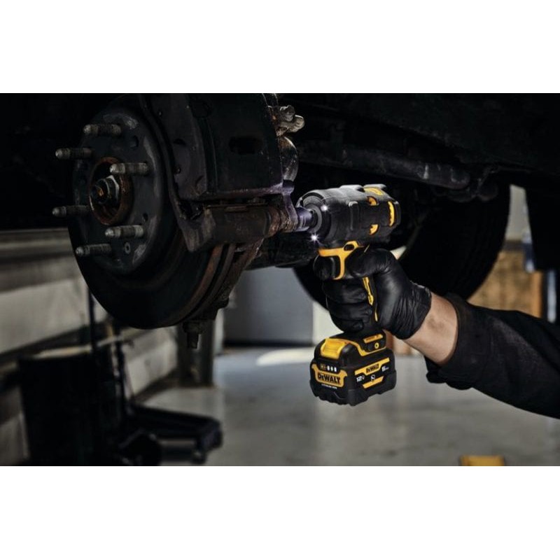 DeWALT DCF901 DCF901P1G ชุดบล็อคกระแทกไร้สาย Brushless 12V. แบตเตอรี่ 5 ...