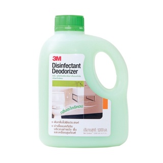 3M Disinfectant Deorizer ผลิตภัณฑ์ดับกลิ่นฆ่าเชื้อ 3เอ็ม กลิ่นตะไคร้หอม 1 ลิตร