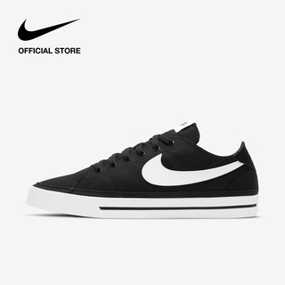 สินค้า แท้ ✨ Nike Men\'s Court Legacy รองเท้าผ้าใบแฟชั่นคลาสสิก ระบายอากาศได้สบายรองเท้าลำลอง - สีดำ