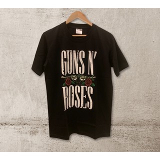 ถูกที่สุด! เสื้อยืดวงดนตรี วงร็อค 🤘🏻 สกรีนลายวง GUNS N’ ROSES สีสวย ลายชัด เนื้อผ้าอย่างดี ซักแล้วไม่หด ไม่ย้วย 💯