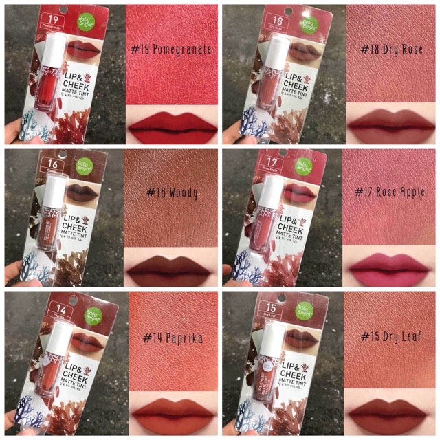 ภาพสินค้า10ชิ้น/42-.  . Baby Bright Lip&Cheek ลิปเบบี้ไบร์ทครบสี 1-20 จากร้าน np2526 บน Shopee ภาพที่ 5