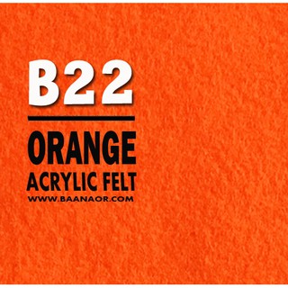 B22 ผ้าสักหลาด สองหน้า เนื้อนิ่ม ตัดแบ่งขนาดชิ้นเล็ก จำนวน 1 ชิ้น Acrylic Felt Craft Sewing Felt Fabric