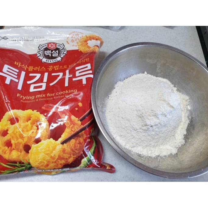 cj-beksul-frying-mix-แป้งทอดอเนกประสงค์-นำเข้าจากเกาหลี-แป้งไก่ทอด-แป้งกุ้งชุบแป้งทอด-1kg