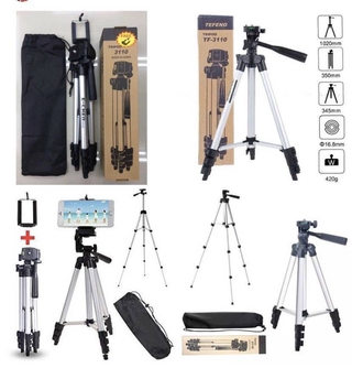 Tripod ขาตั้งศัพท์มือถือ ขาตั้งกล้อง มีระดับน้ำในตัว ยืดได้สูงสุด1.2เมตร รุ่น TF-3310ขาตั้งกล้องมือถือ