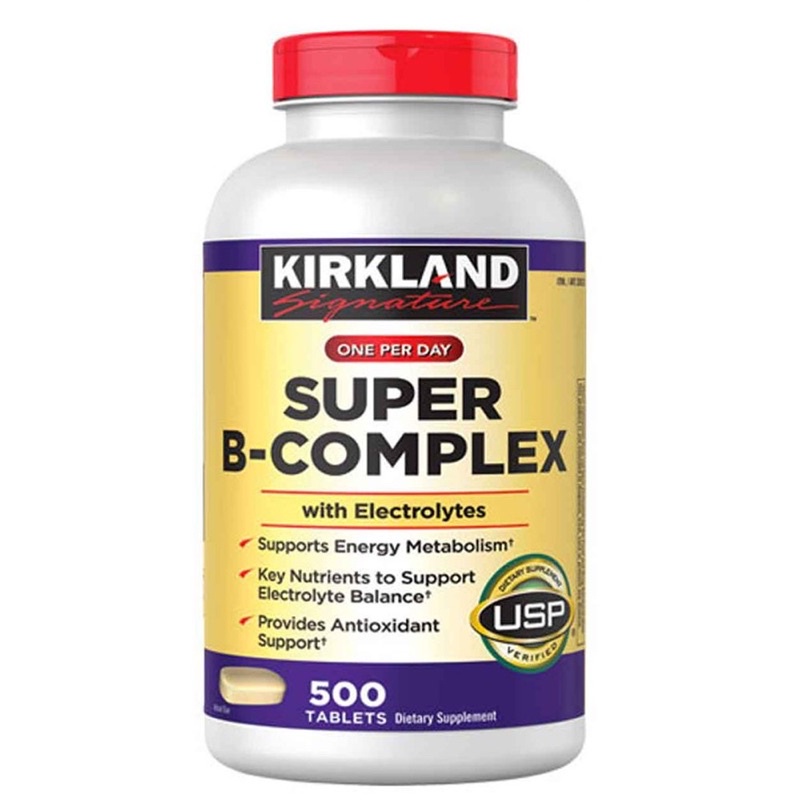 วิตามินบีรวม-kirkland-signature-super-b-complex-500-tablets