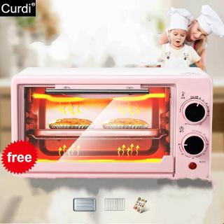 Curdi เตาอบ Oven Mini Roaster อบไฟฟ้า เตาอบ 10 ลิตร มัลติฟังก์ชั่เตาอบไฟฟ้าอัตโนมัติ