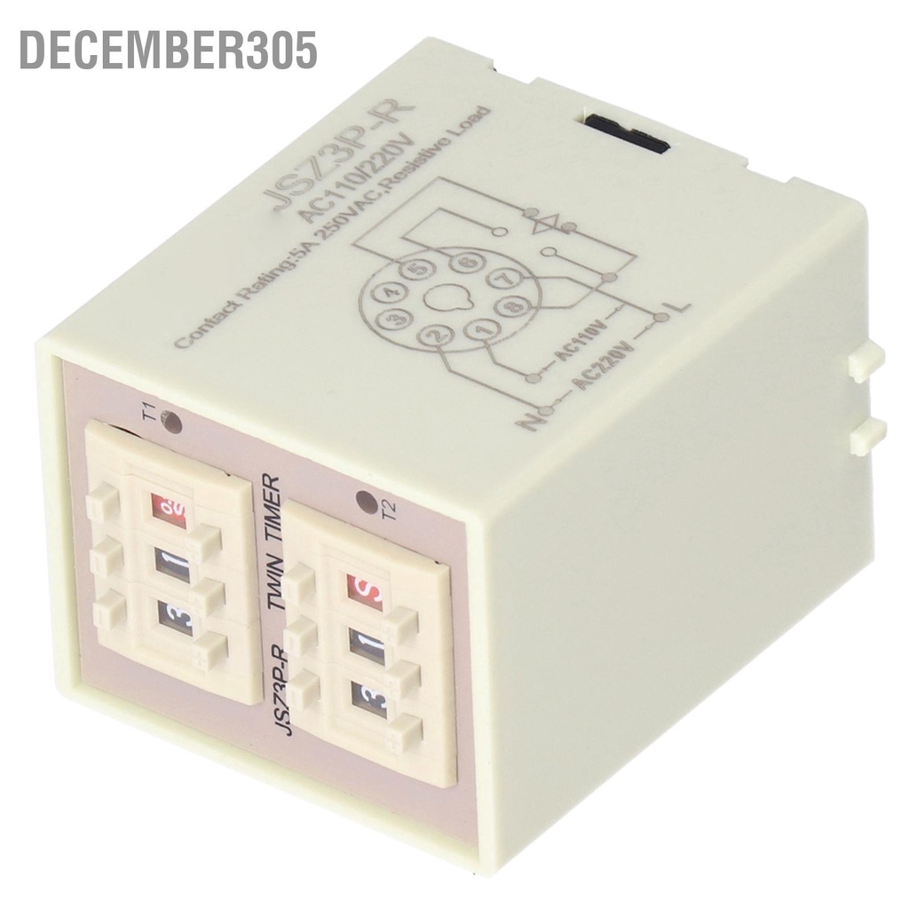 december305-สวิตช์ควบคุมวงจรรีเลย์ไฟฟ้า-jsz3pr-ac110-220v