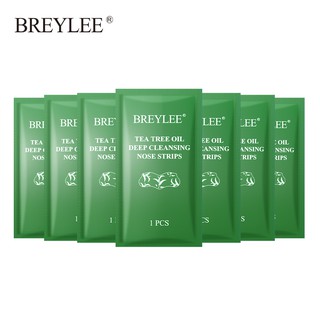 BREYLEE Tea Tree คลีนซิ่งทําความสะอาดจมูก 7ชิ้น