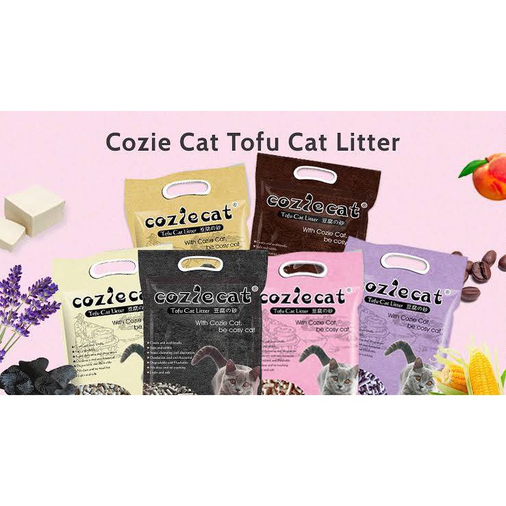 ภาพหน้าปกสินค้าCOZIECAT TOFU Cat Litter ทรายแมวเต้าหู้ 7 ลิตร
