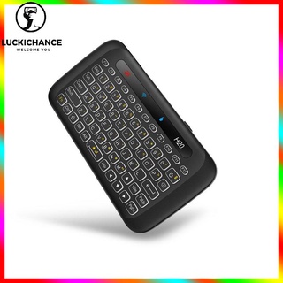 ภาพหน้าปกสินค้า【4.11】H20 Touch Double-Sided Mini Wireless Keyboard Full Screen Touchpad Backlight ที่เกี่ยวข้อง