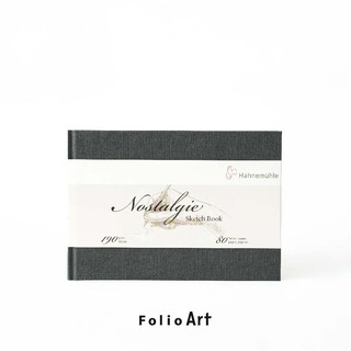 FOLIO ART : สมุดวาดภาพ Hahnemühle nostalgie sketch book landscape a5 ขนาด A5 แนวนอน กระดาษ 190 แกรม  40 แผ่น 8570116