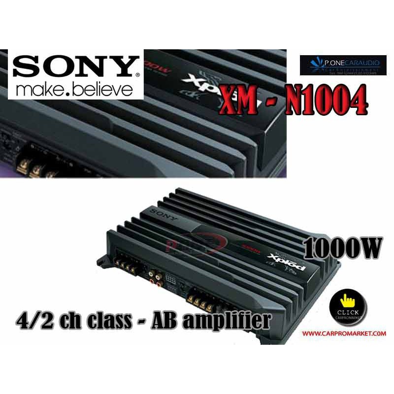 sony-xm-n1004-เพาเวอร์แอมป์-4ชาแนล-กำลังขับสูงสุด-1000วัตต์-max