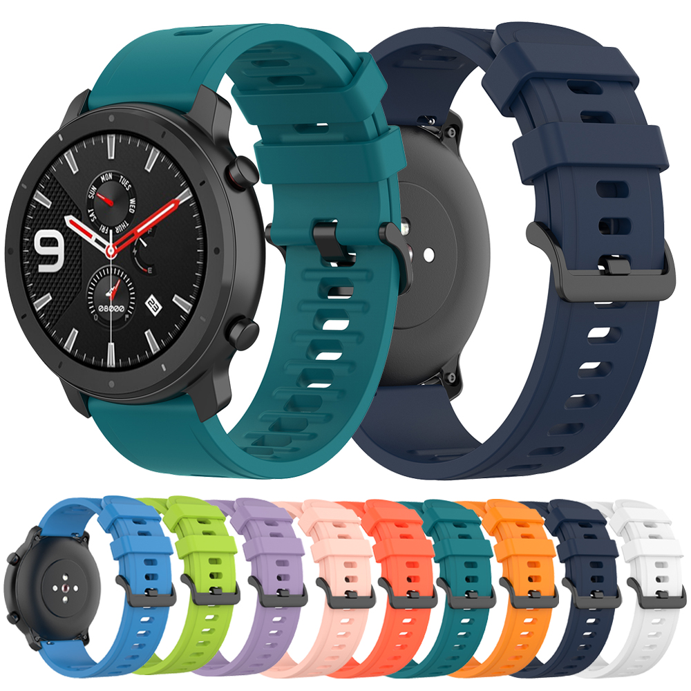 ราคาและรีวิวสายนาฬิกาข้อมือซิลิโคน 22 มม . Huami Amazfit Gtr 47 มม . / Gtr 2 / Gtr 2e / Pacestratos