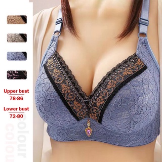 Plus size Women Vest Bra Wire Free Brassiere Push Up