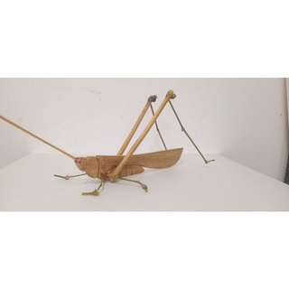 ตั๊กแตนไม้ไผ่ ของเล่นไม้ไผ่ ตั๊กแตนของเล่นไม้ไผ่ Grasshopper Bamboo toy