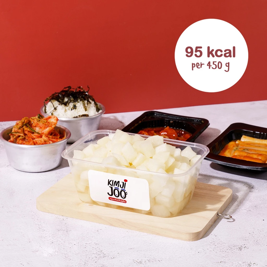 รูปสินค้า หัวไชเท้าดองเกาหลี (มูซัม) ขนาด 450 กรัม | kimjijoo kimchi