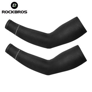 Rockbros ปลอกแขน ป้องกันรังสียูวี สําหรับขี่จักรยาน 1 คู่