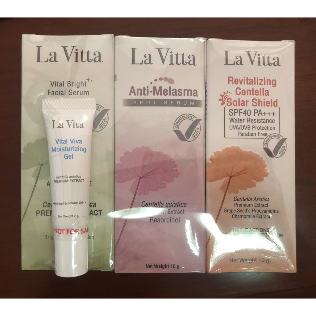 lavita-ชุดสวยครบเซ็ต-la-vitaฝ้า10-g-la-vitaไบร์-10-g-la-vitaกันแดด-10-g-la-vita-viva-moisturizing-7-g