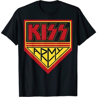 เสื้อยืดโอเวอร์ไซส์เสื้อยืด ลาย KISS Army of KISS สําหรับผู้ใหญ่S-3XL