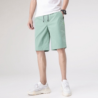 ภาพหน้าปกสินค้ากางเกงขาสั้นผู้ชาย กางเกงขาสั้นเอวยางยืด Men\'s Casual Shorts ที่เกี่ยวข้อง