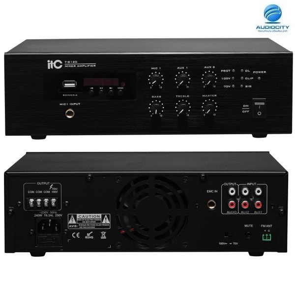 itc-audio-t-b120-มิกเซอร์แอมป์-120-วัตต์-mini-mixer-amplifier-with-mp3-tuner-bluetooth