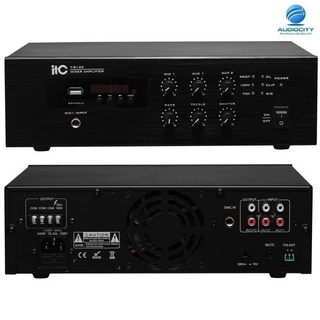 ITC Audio T-B120 มิกเซอร์แอมป์ 120 วัตต์ Mini Mixer Amplifier with MP3/TUNER/Bluetooth