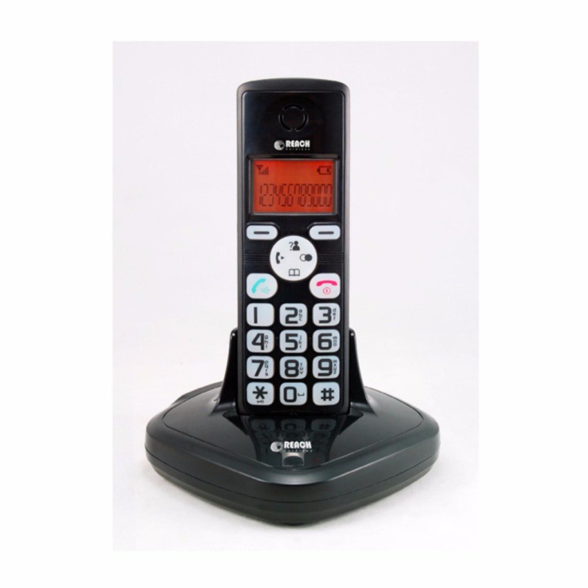 ภาพหน้าปกสินค้าโทรศัพท์ ไร้สาย รีช รุ่น CL-3353 IDM สีดำ จากร้าน globalreach บน Shopee