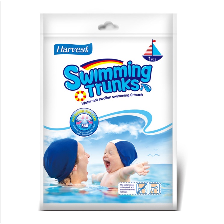 ภาพหน้าปกสินค้าแพมเพิสว่ายน้ำ กางเกงผ้าอ้อมใส่ว่ายน้ำสำหรับเด็ก จากร้าน namo5060 บน Shopee